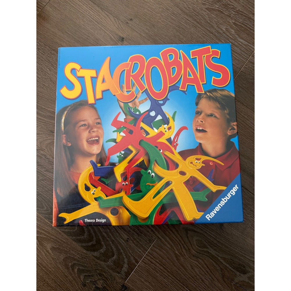 New & Sealed 1999 Ravensburger Stacrobats Classic Skill‎ Game Tower Building